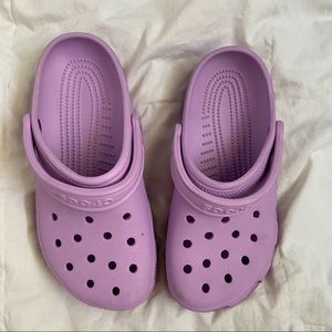 Lavender crocs